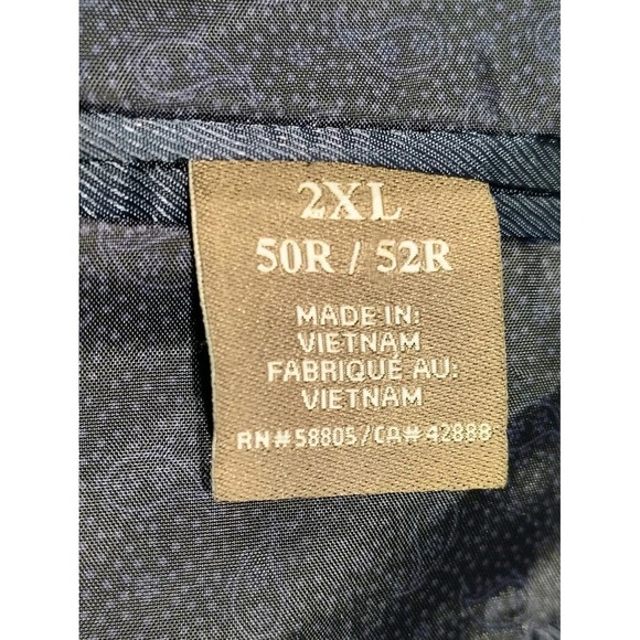Oak Hill Sport Coat Blazer Jacket Mens 50/52R Plaid Blue Two Button  2XL - Picture 6 of 13